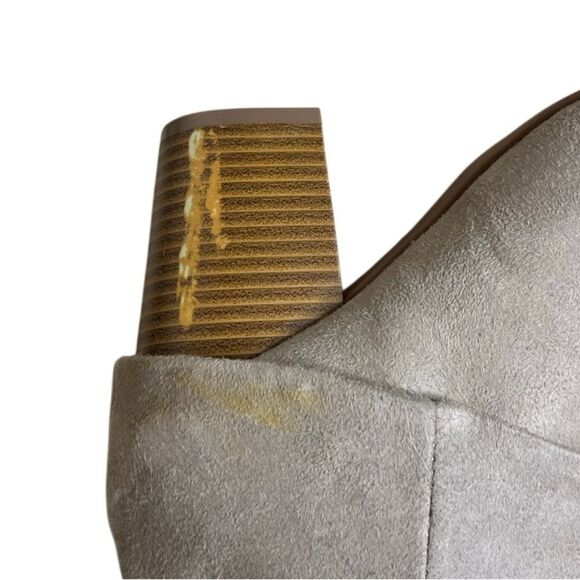 SO Julee Elegant Taupe Slouched Heeled Boots Size 8.5 - Picture 7 of 8